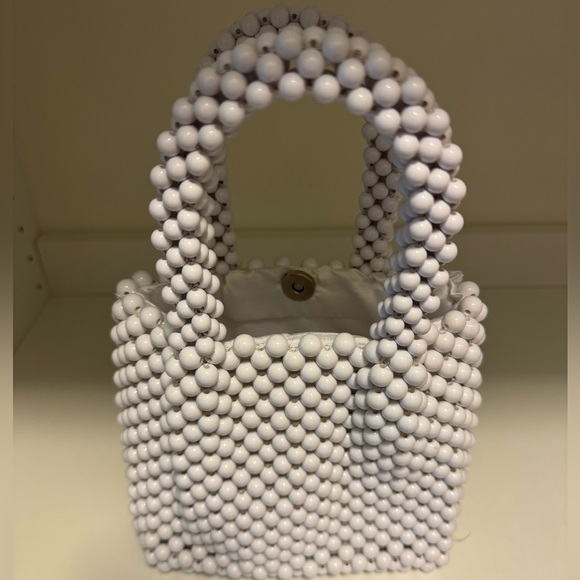 Dual Handle Mini Beaded Bag - Picture 14 of 16